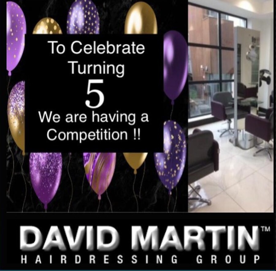 David Martin Hairdressing: 5 year’s in Eyre Square Centre – Congratulations!
