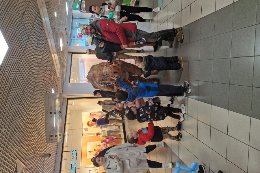 Pictures from our Easter entertainment in Eyre Square Shopping Centre